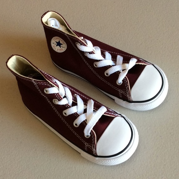 burgundy converse toddler